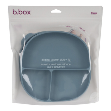 B.Box® silikonowy talerzyk z przykrywką 