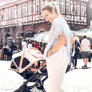 Bugaboo® Fox 3 / Cameleon 3 Plus Breezy Sun Canopy airy summer shelter | Pine Green