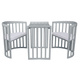 Waldin® 7in1 Oval crib