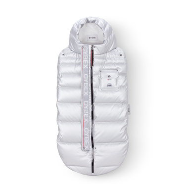 Cybex® Platinum Luxury Winter Footmuff down winter sleeping bag | Arctic Silver