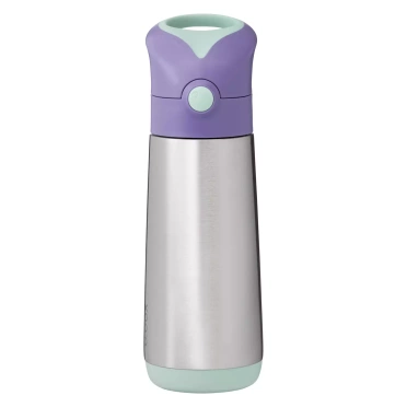 B.Box® termobutelka ze słomką 500 ml | Lilac Pop 