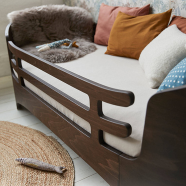 Leander Classic™ | CLASSIC™ Junior bed railing | Walnut