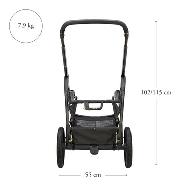Inglesina® Aptica Duo XT wózek głęboko-spacerowy 2w1 Canyon Grey