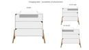 Bellamy Lotta / Pinette / Tatam snow changing table