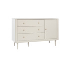 Pinio Miloo chest of drawers 3 drawers + 1 door champagne