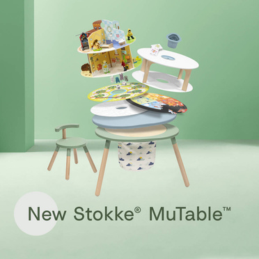 Stokke® MuTable™ V2 wielofunkcyjny stolik do zabawy | White