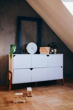 Bellamy Lotta snow 6-drawer dresser