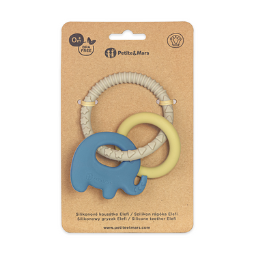 Petite&amp;Mars® silicone teether by Elefi