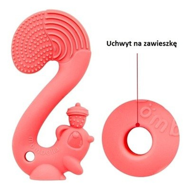 MOMBELLA GRYZAK ZABAWKA SQUIRREL ORANGE
