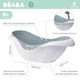 BEABA Camele'o | Classic Baby Bathtub | Green Blue