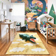 Lorena Canals® handwoven 100% cotton rug 120 x 160 cm | Cloud Mustard