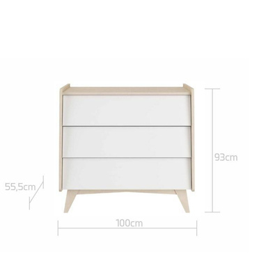 Bellamy So sixty 3-drawer chest of drawers