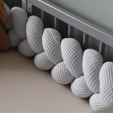 Waldin® Braid Wafer Light Gray