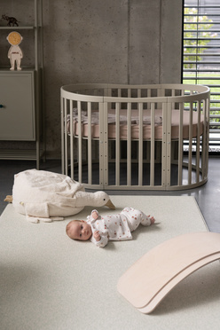 Waldin® 7in1 Oval crib