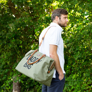 Childhome | Daddy Bag | Duża Torba Podróżna | Kanwas Khaki 