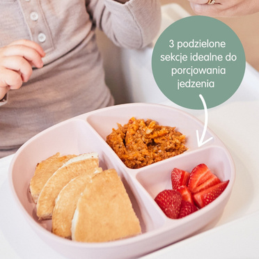 B.Box® silikonowy talerzyk z przykrywką 