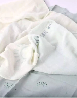 Minene | Muslin diaper 3pcs light blue 70x70