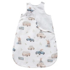Bamboo sleeping bag 0-6 Retro Balloons