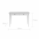 Bellamy® Ines biurko | Elegant White