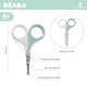 BEABA | Etiu Nail Scissors | Old Pink