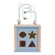 Little Dutch® wooden activation cube | Ocean blue