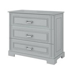 Bellamy® Ines 3-drawer chest | Neutral Grey