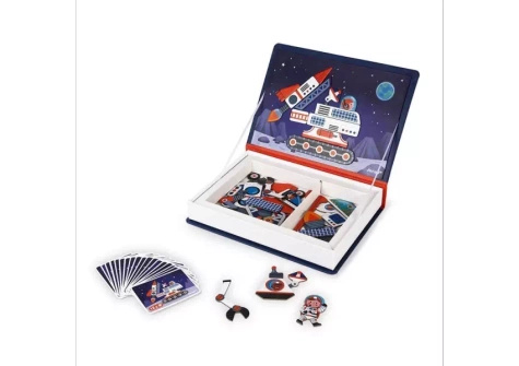 Janod | Magnetyczna Układanka | Magnetibook | Kosmos