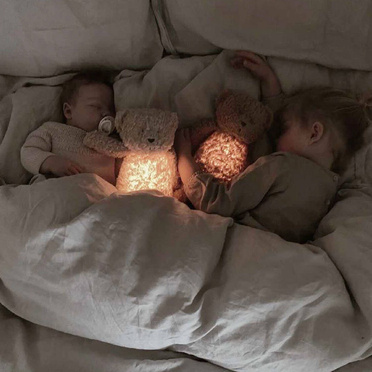MOONIE 2.0 | TEDDY BEAR | TEDDY ORGANIC WITH LIGHT | SAND