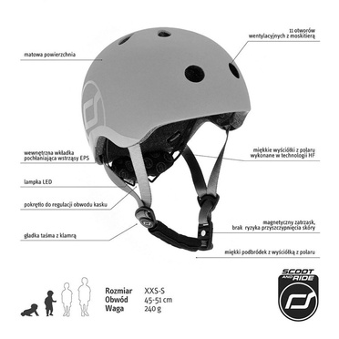 Scoot and Ride | Kask XXS-S | 1-5 Lat | Peach