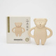 Moonie Teddy Bear Sand teether made of natural rubber