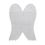 Lorena Canals® handwoven 100% cotton rug 120 x 160 cm | Wings Silhouette