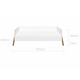 Bellamy Lotta snow crib 80x160