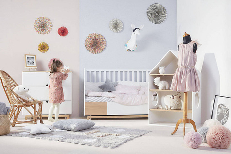 Bellamy |Nomi | Crib | 140x70 | White + Natural