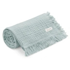 YOSOY | 100% MERINO WOOL DIAMONDS BLANKET| LIGHT DIRTY PINK