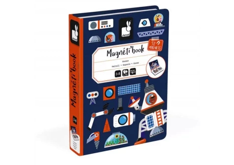 Janod | Magnetyczna Układanka | Magnetibook | Kosmos