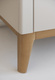 Pinio Miloo chest of drawers 3 drawers + 1 door champagne