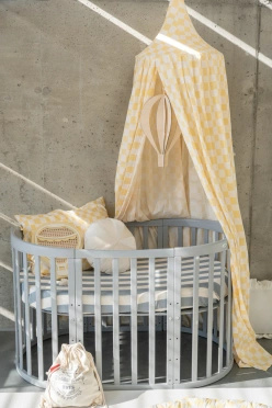 Waldin® 7in1 Oval crib