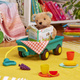 B.Toys™ HappyHues Cara-Mellow Bear Playset wagon with teddy bear, book and picnic set