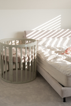 Waldin® 7in1 Oval crib