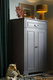 Bellamy® Ines 2-door tall chest of drawers | Neutral Grey