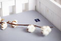 Poofi® sheet 100% organic cotton, 120 x 60 cm | Ash