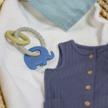 Petite&amp;Mars® silicone teether by Elefi