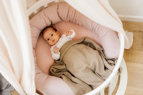 Waldin® 7in1 Oval crib
