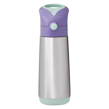 B.Box® termobutelka ze słomką 500 ml | Lilac Pop 