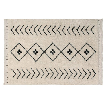 Lorena Canals® ręcznie tkany dywan ze 100% bawełny 140 x 210 cm | Bereber Rhombs