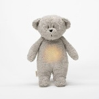 MOONIE | HUMMING TEDDY BEAR ORGANIC WITH LIGHT | ORGANIC GRAY