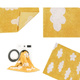 Lorena Canals® handwoven 100% cotton rug 120 x 160 cm | Cloud Mustard