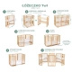 Waldin® crib 7in1