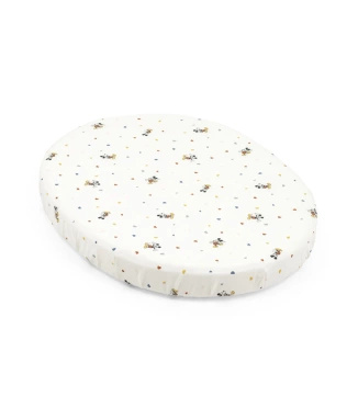 Stokke® Sleepi™ Mini Fitted Sheet soft sheet V3 | Mickey celebration