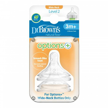 BROWNS | Wide-neck pacifier level 2 (3-6 months)